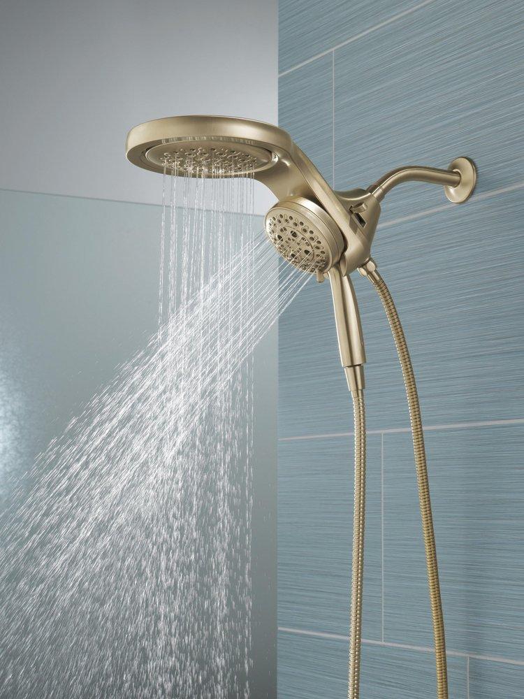 Delta Faucet Lumicoat Champagne Bronze Multi Function Hand Shower 