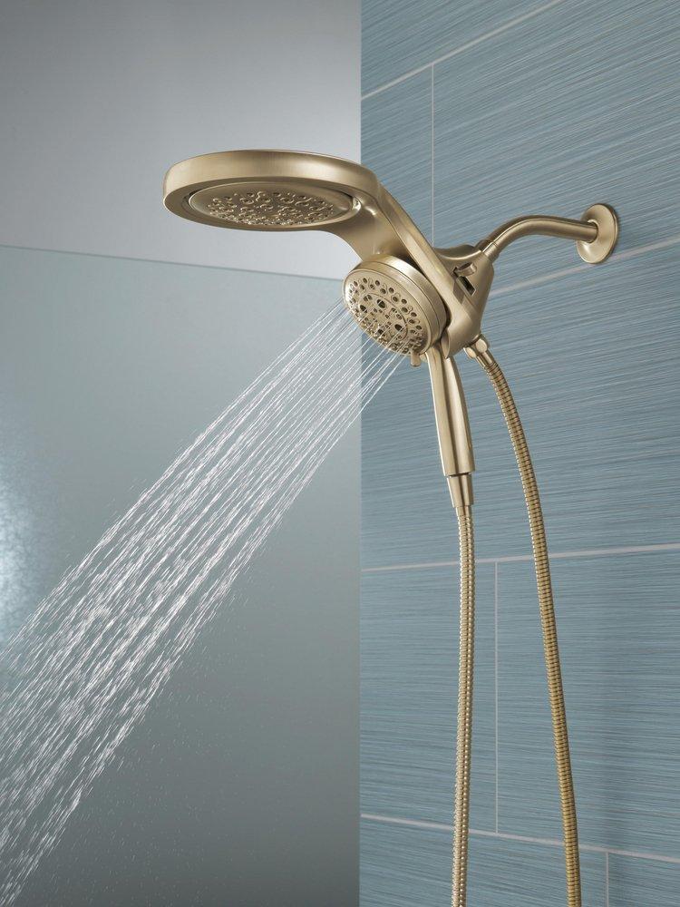 Delta Faucet Lumicoat Champagne Bronze Multi Function Hand Shower 