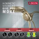 Delta Faucet Lumicoat Champagne Bronze Multi Function Hand Shower 