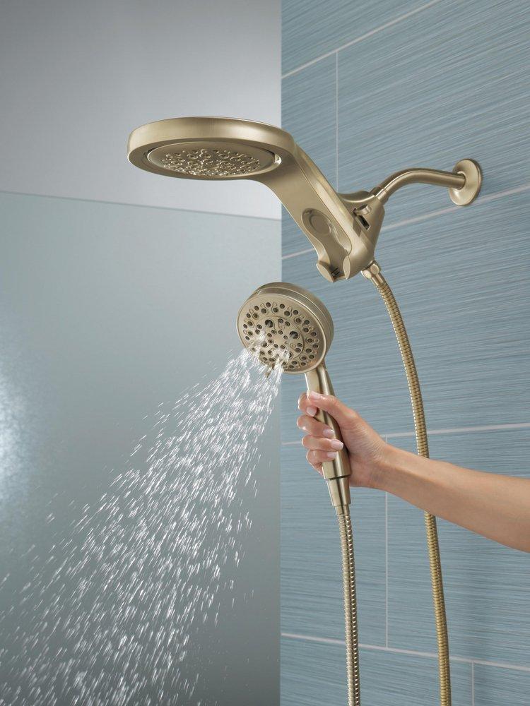 Delta Faucet Lumicoat Champagne Bronze Multi Function Hand Shower 