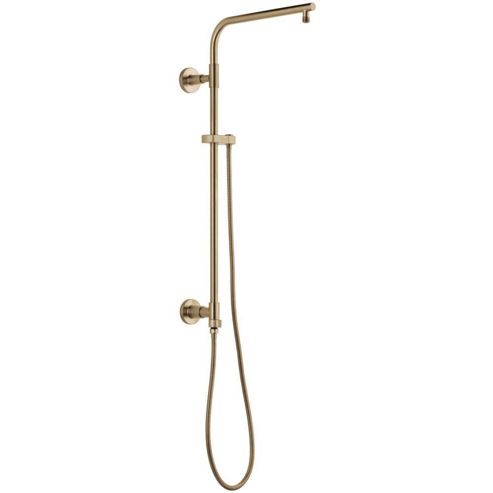 Delta Faucet Lumicoat Champagne Bronze 34-1/16 in. Shower Rail 