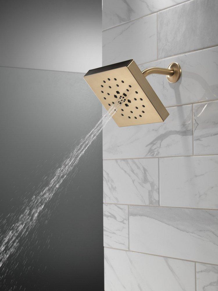 Delta Faucet Lumicoat Champagne Bronze Multi Function Showerhead 