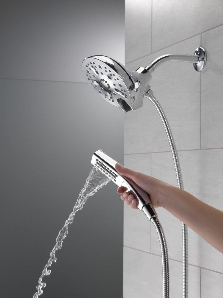 Delta Faucet Lumicoat Chrome Multi Function Showerhead 