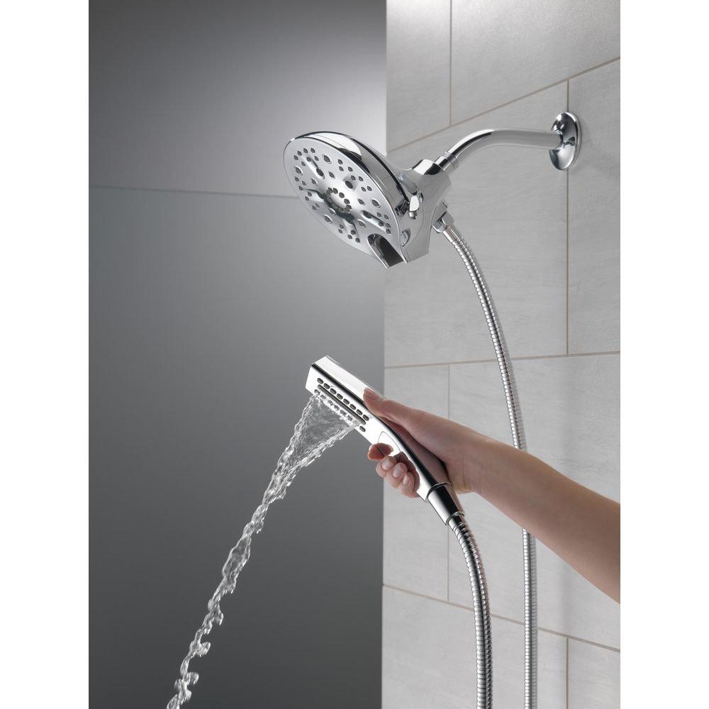 Delta Faucet Lumicoat Chrome Multi Function Showerhead 