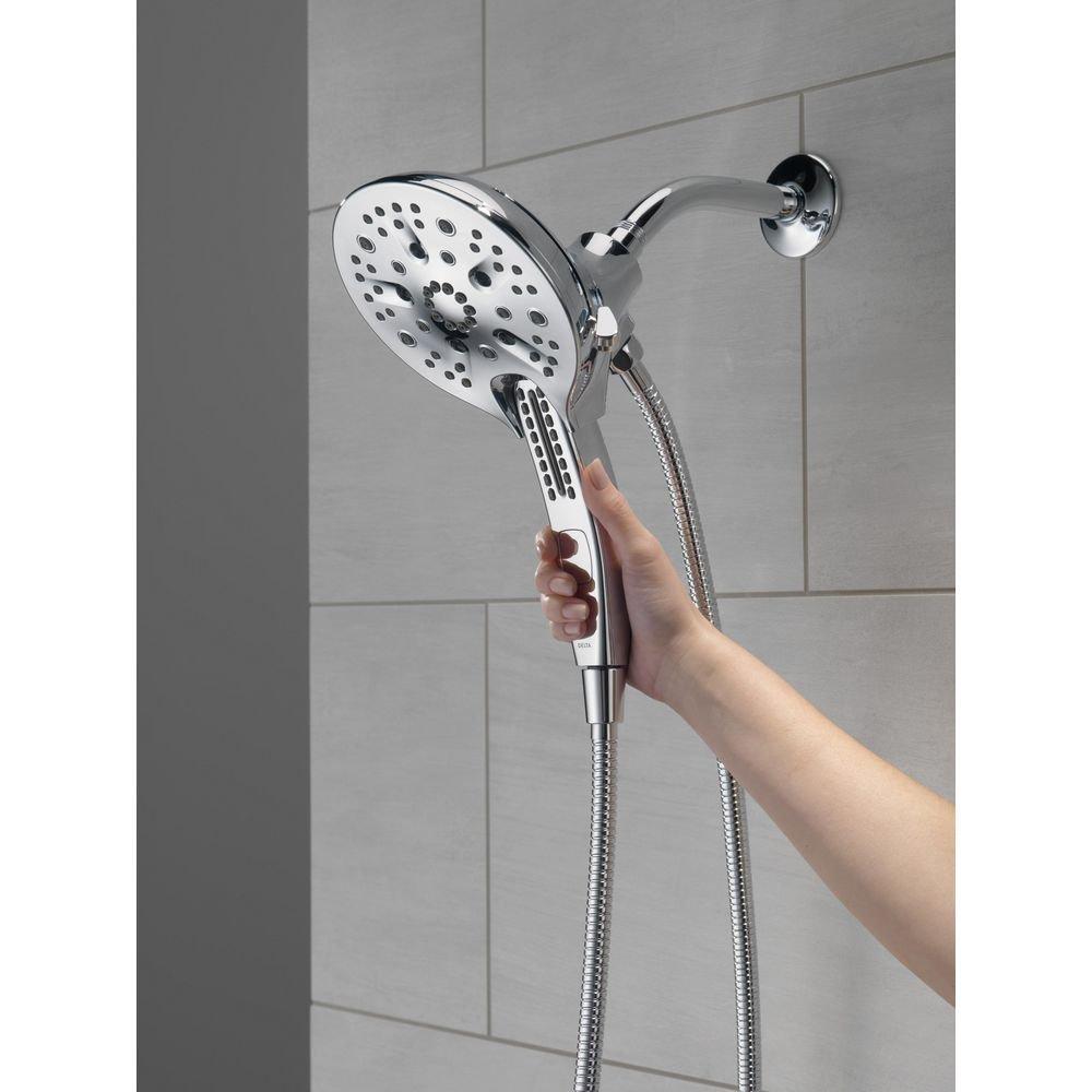 Delta Faucet Lumicoat Chrome Multi Function Showerhead 
