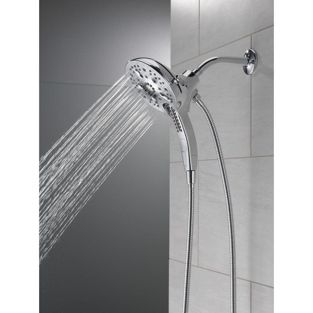 Delta Faucet Lumicoat Chrome Multi Function Showerhead 