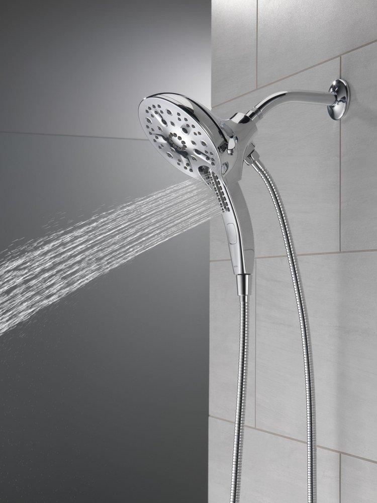 Delta Faucet Lumicoat Chrome Multi Function Showerhead 