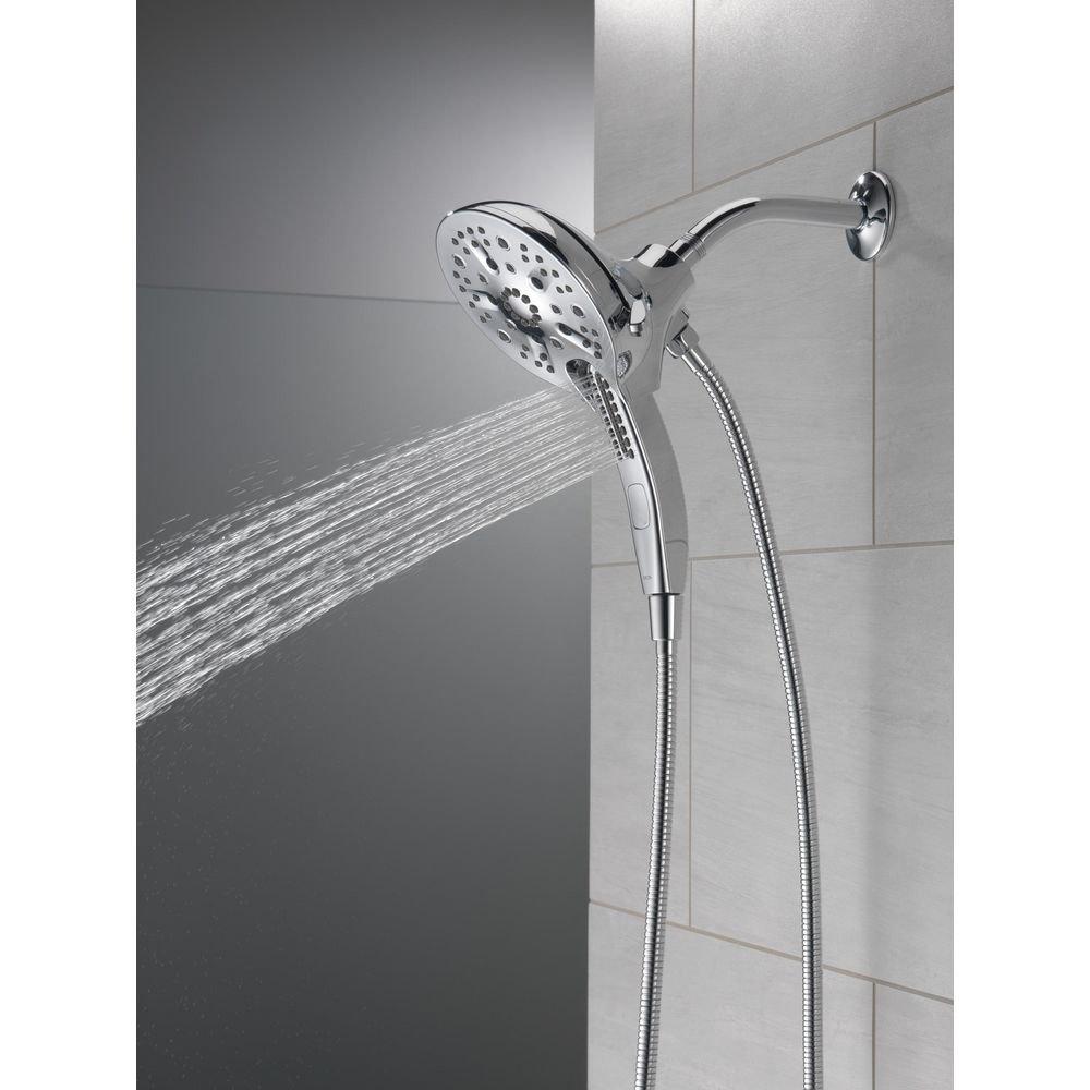 Delta Faucet Lumicoat Chrome Multi Function Showerhead 