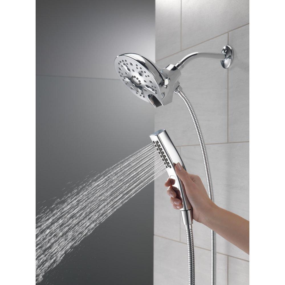 Delta Faucet Lumicoat Chrome Multi Function Showerhead 