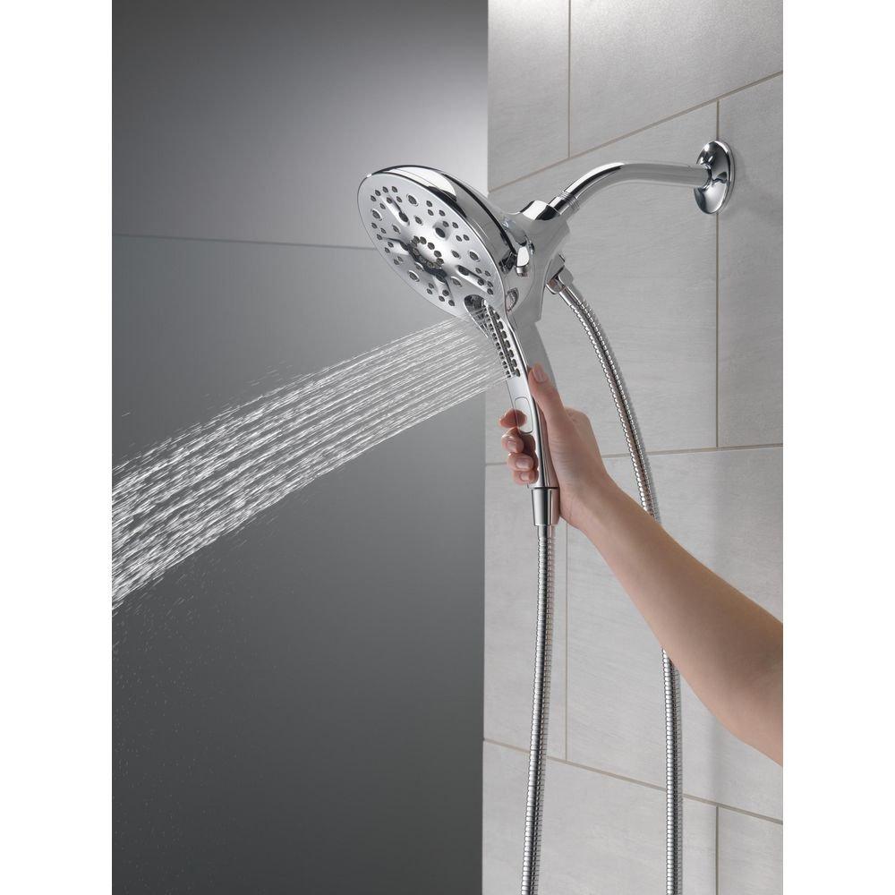 Delta Faucet Lumicoat Chrome Multi Function Showerhead 