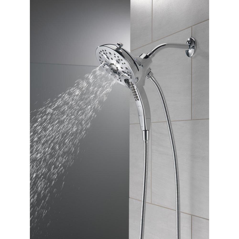 Delta Faucet Lumicoat Chrome Multi Function Showerhead 