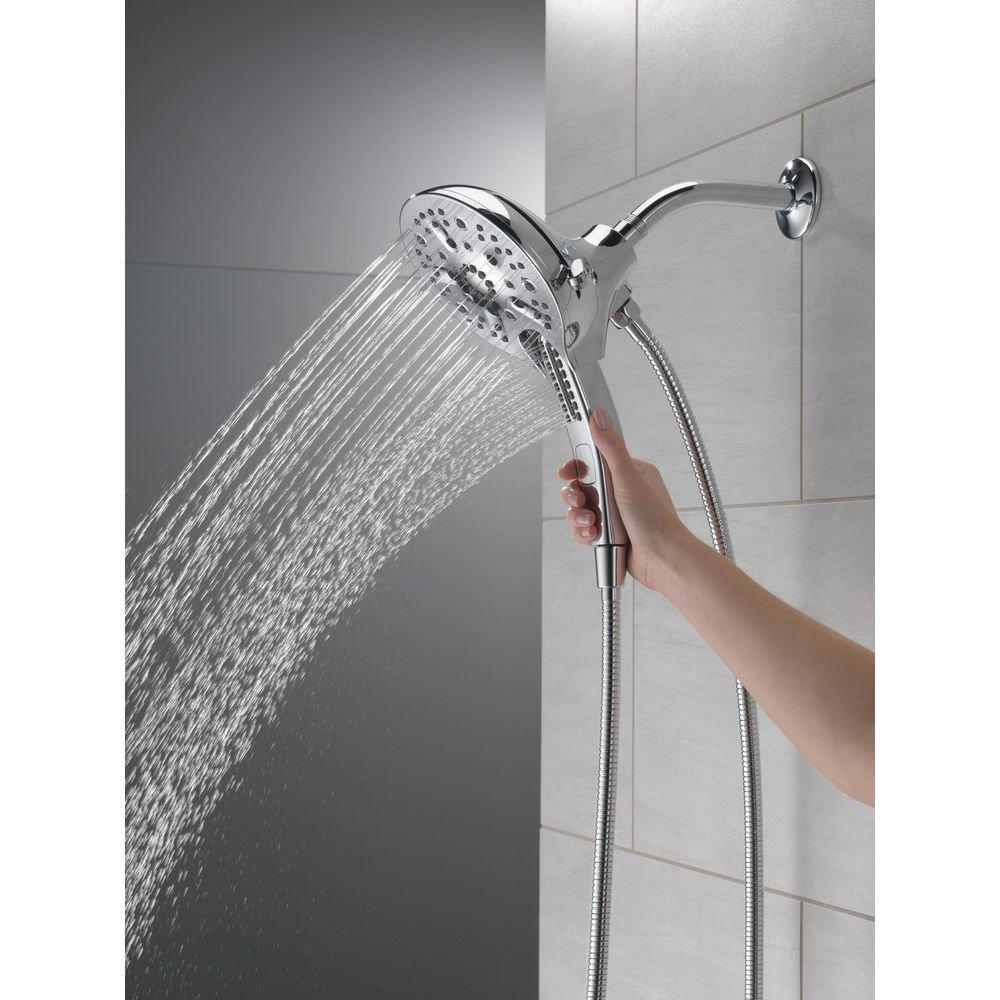 Delta Faucet Lumicoat Chrome Multi Function Showerhead 