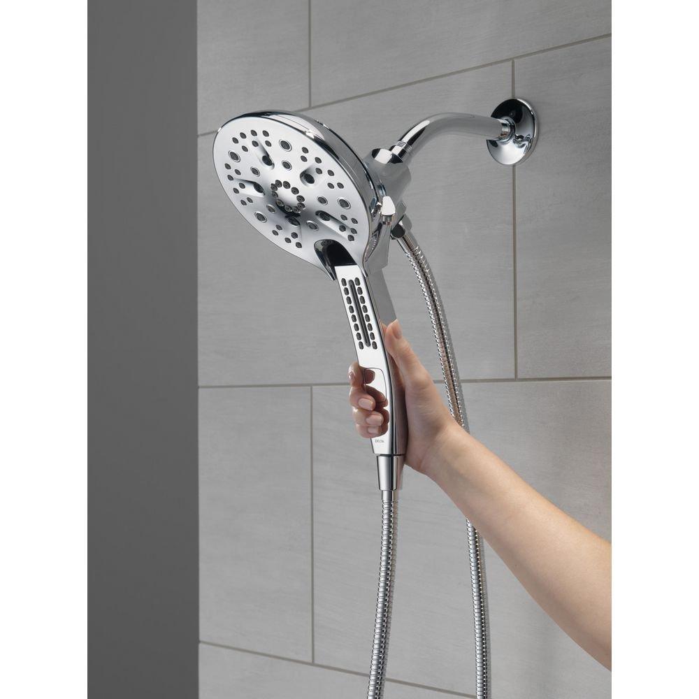 Delta Faucet Lumicoat Chrome Multi Function Showerhead 