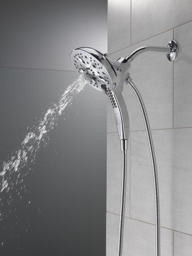 Delta Faucet Lumicoat Chrome Multi Function Showerhead 