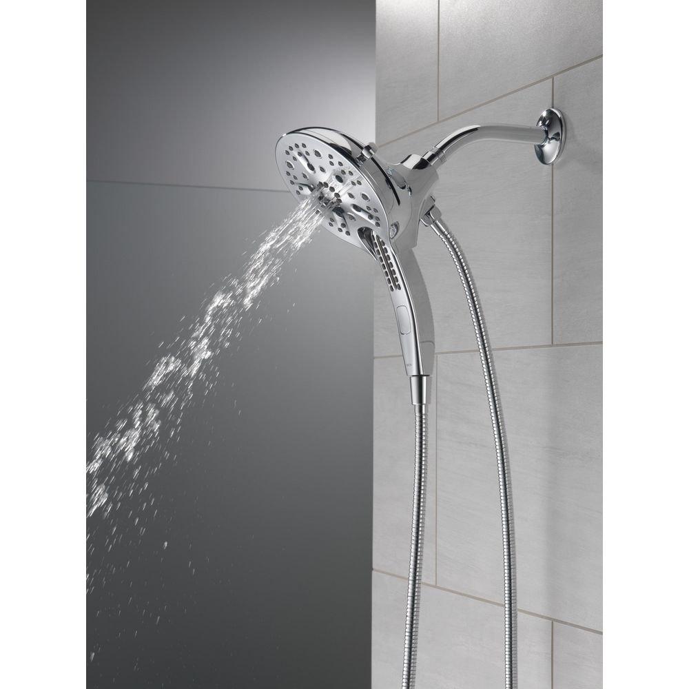 Delta Faucet Lumicoat Chrome Multi Function Showerhead 
