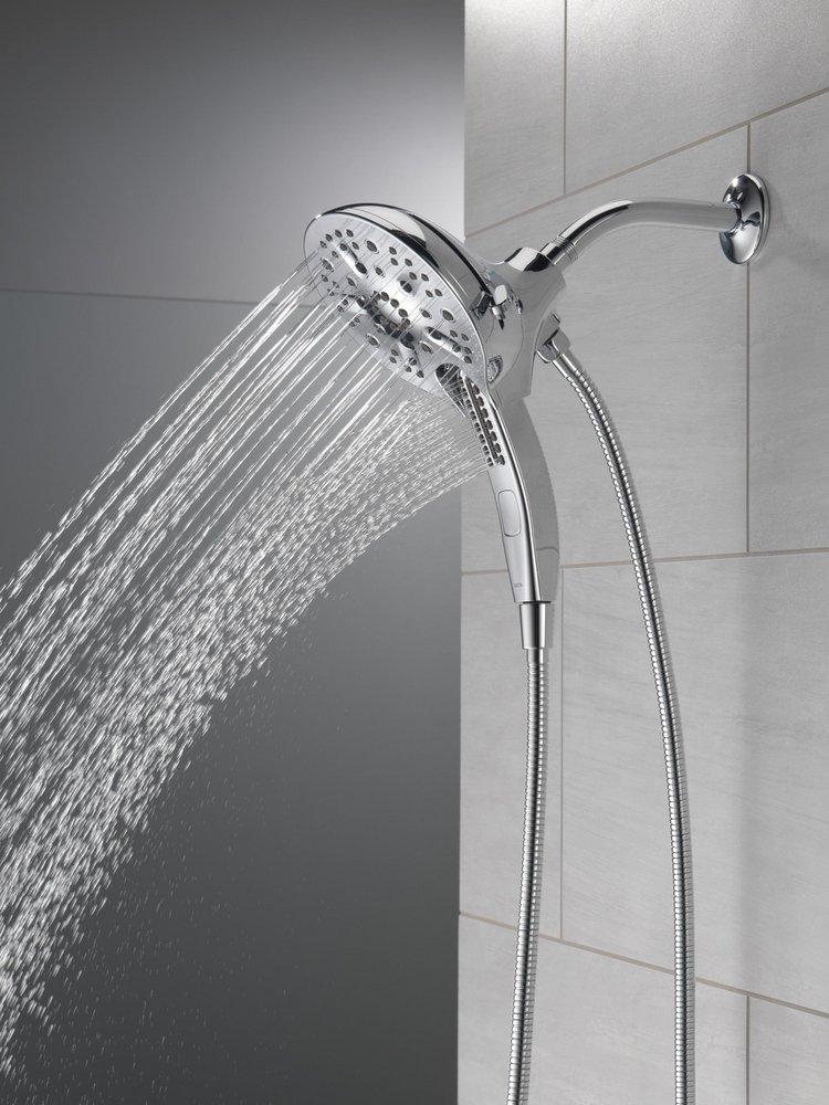 Delta Faucet Lumicoat Chrome Multi Function Showerhead 