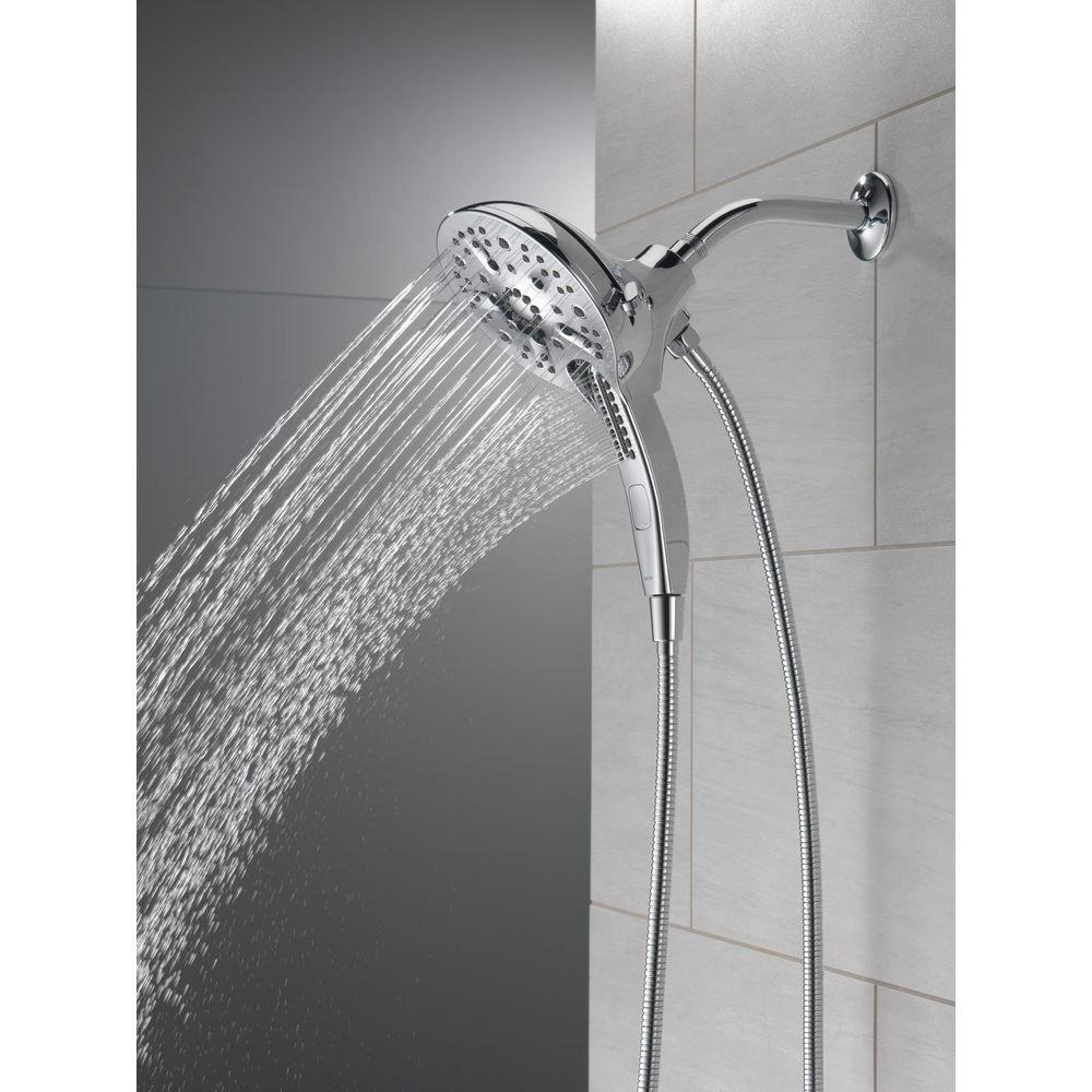 Delta Faucet Lumicoat Chrome Multi Function Showerhead 