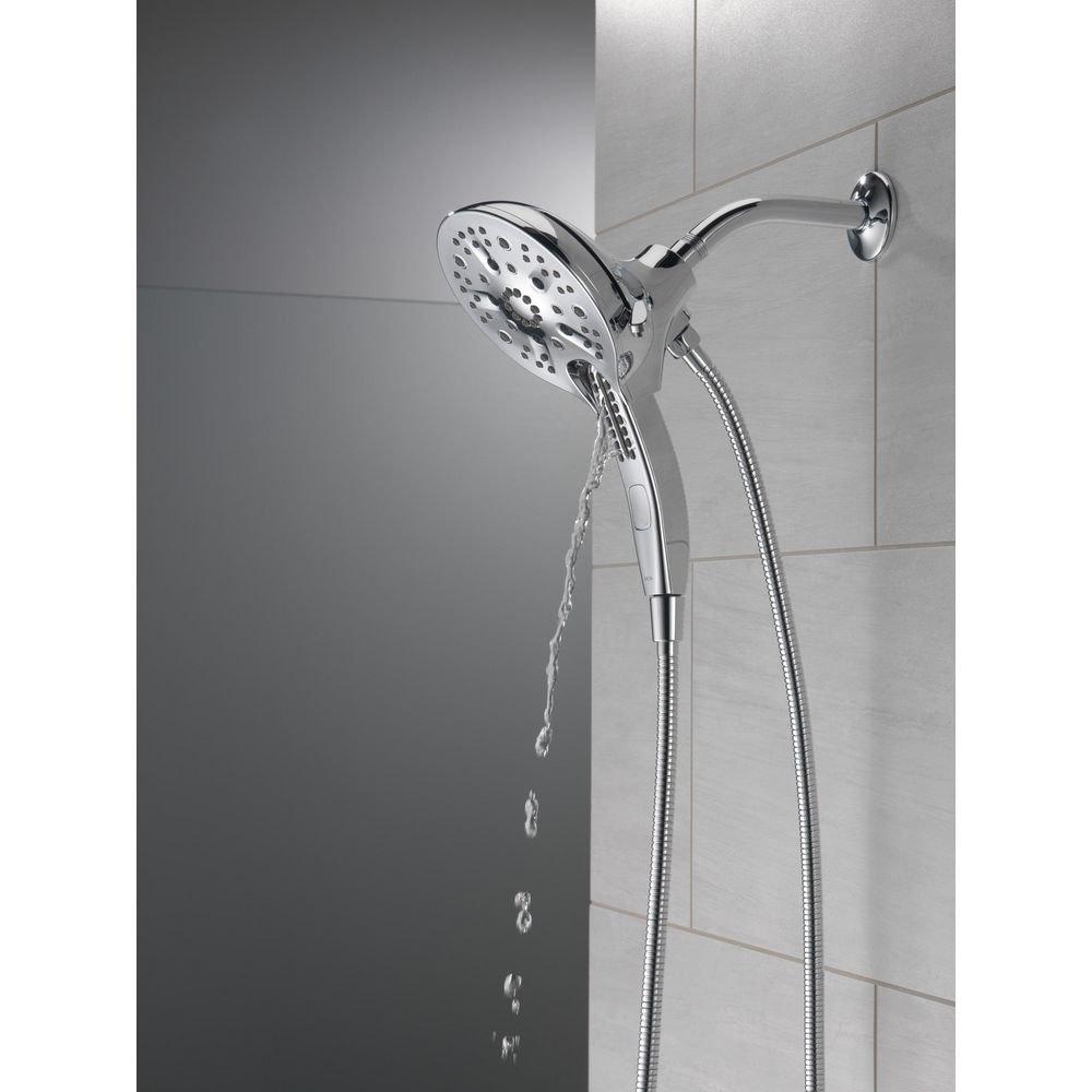Delta Faucet Lumicoat Chrome Multi Function Showerhead 