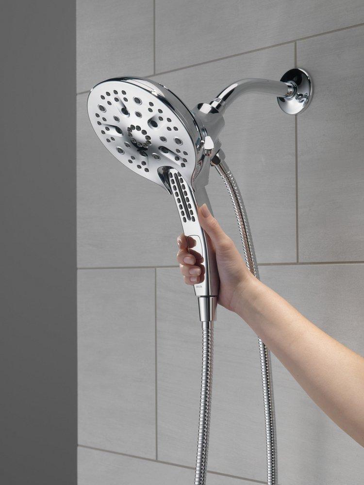 Delta Faucet Lumicoat Chrome Multi Function Hand Shower 