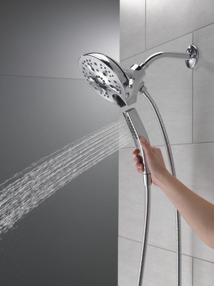 Delta Faucet Lumicoat Chrome Multi Function Hand Shower 