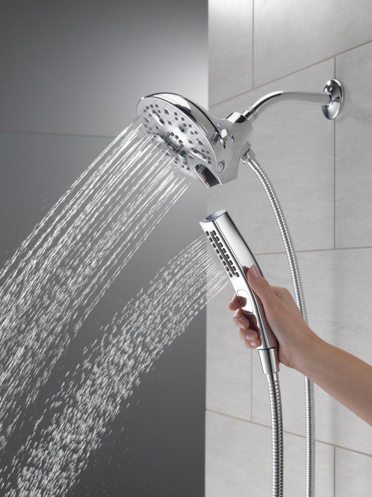 Delta Faucet Lumicoat Chrome Multi Function Hand Shower 