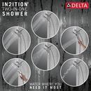 Delta Faucet Lumicoat Chrome Multi Function Hand Shower 