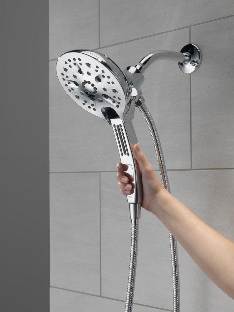 Delta Faucet Lumicoat Chrome Multi Function Hand Shower 