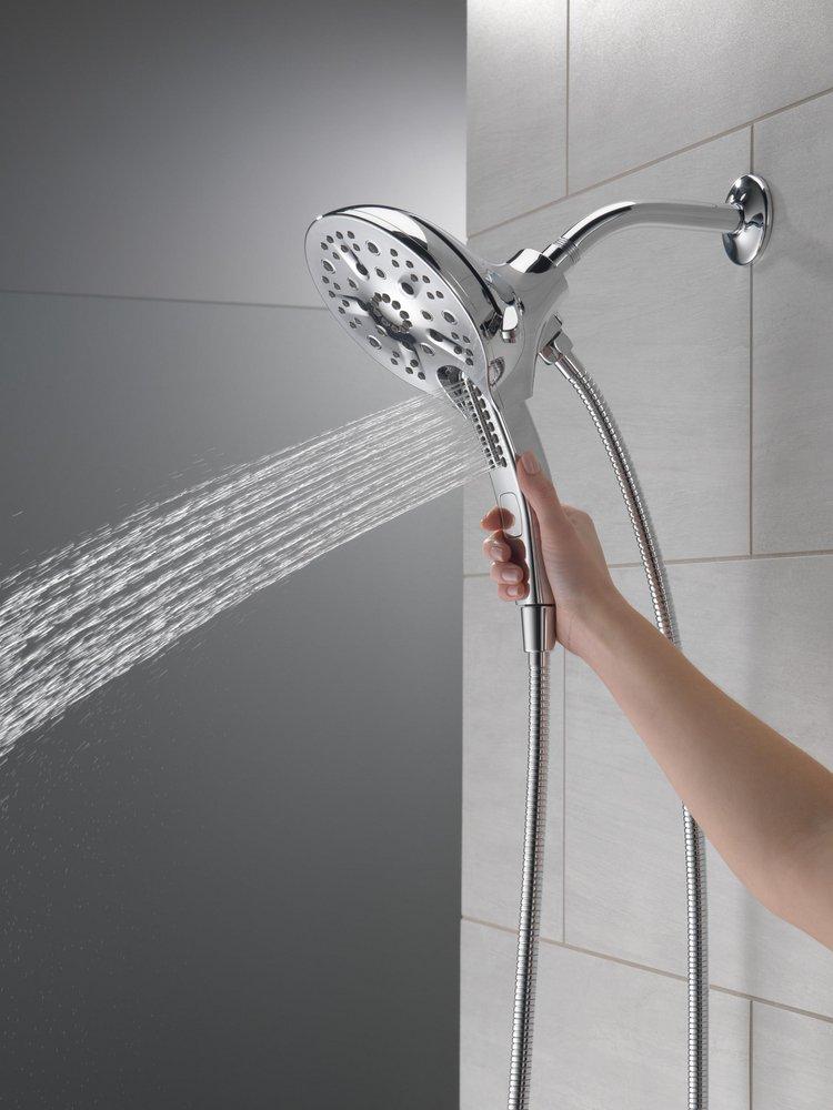 Delta Faucet Lumicoat Chrome Multi Function Hand Shower 
