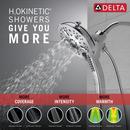Delta Faucet Lumicoat Chrome Multi Function Hand Shower 