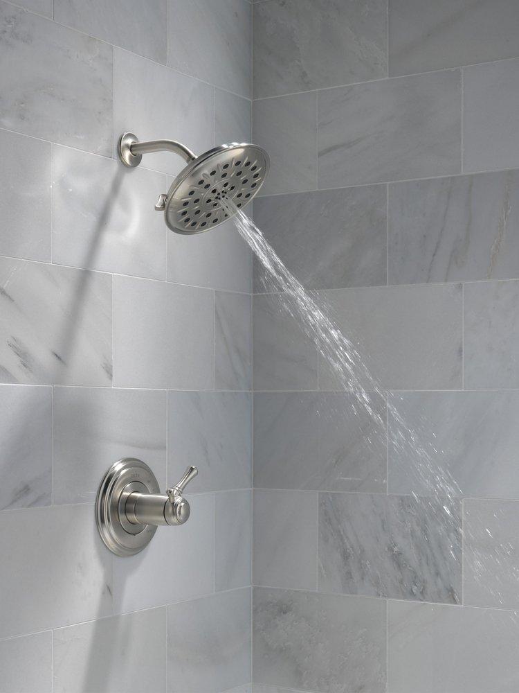 Delta Faucet Lumicoat Stainless Multi Function Showerhead 