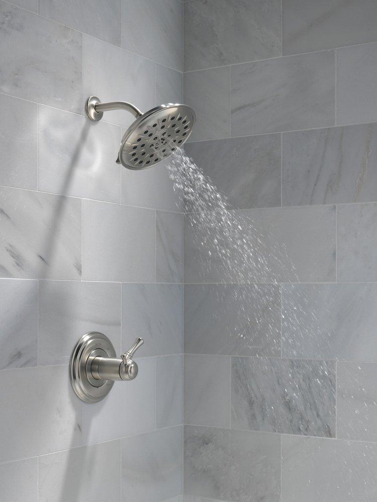 Delta Faucet Lumicoat Stainless Multi Function Showerhead 