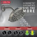 Delta Faucet Lumicoat Stainless Multi Function Showerhead 