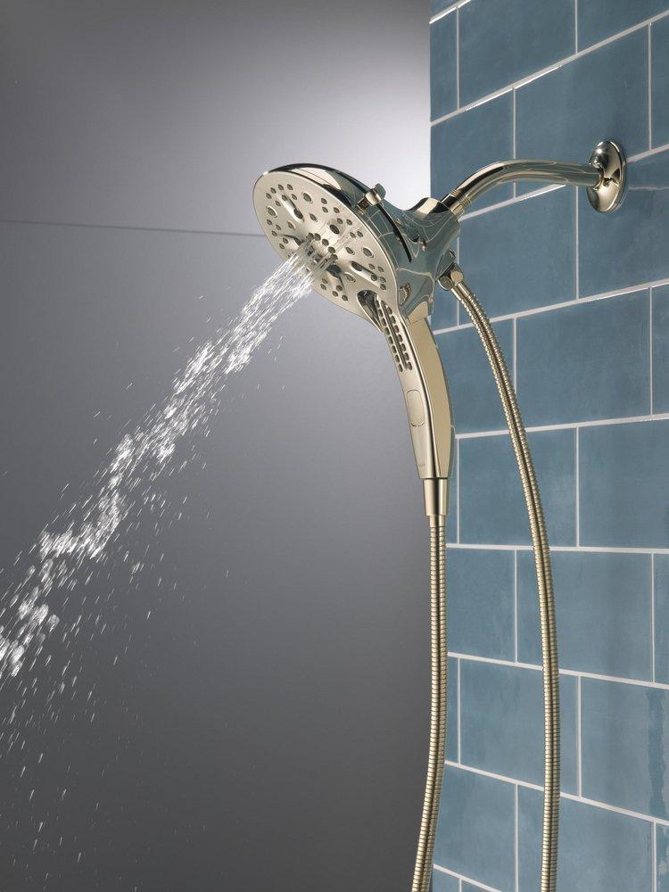 Delta Faucet Lumicoat Polished Nickel Multi Function Hand Shower 