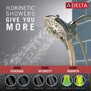 Delta Faucet Lumicoat Polished Nickel Multi Function Hand Shower 