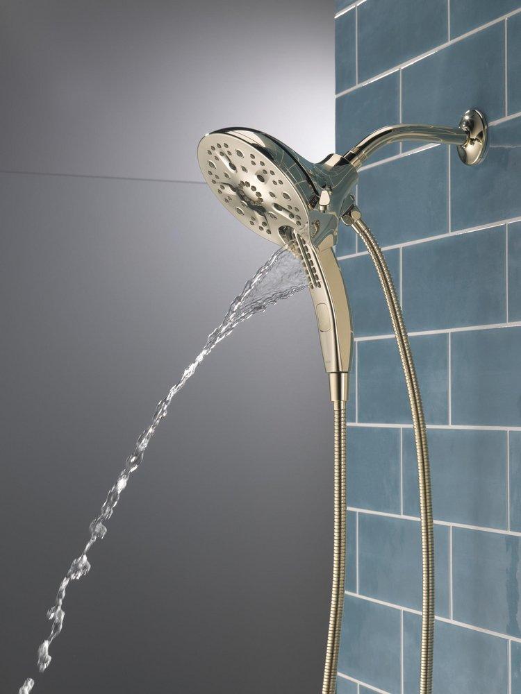 Delta Faucet Lumicoat Polished Nickel Multi Function Hand Shower 