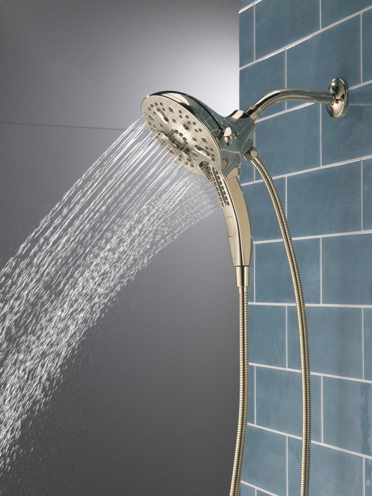 Delta Faucet Lumicoat Polished Nickel Multi Function Hand Shower 