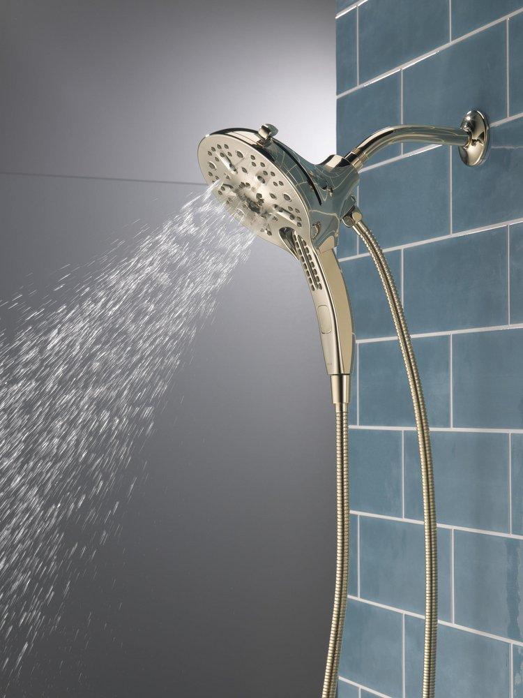 Delta Faucet Lumicoat Polished Nickel Multi Function Hand Shower 