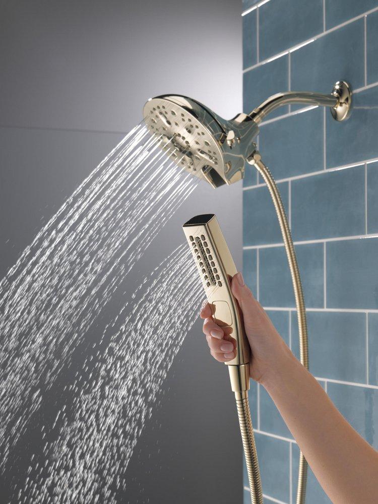 Delta Faucet Lumicoat Polished Nickel Multi Function Hand Shower 
