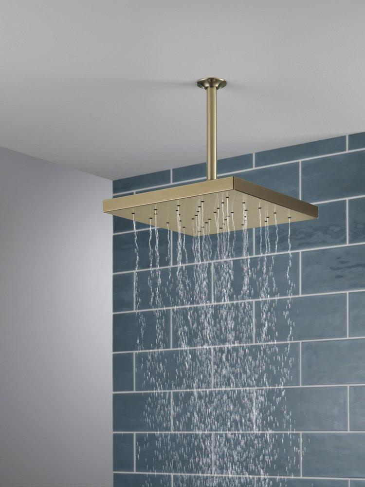 Delta Faucet Lumicoat Champagne Bronze Single Function Showerhead 