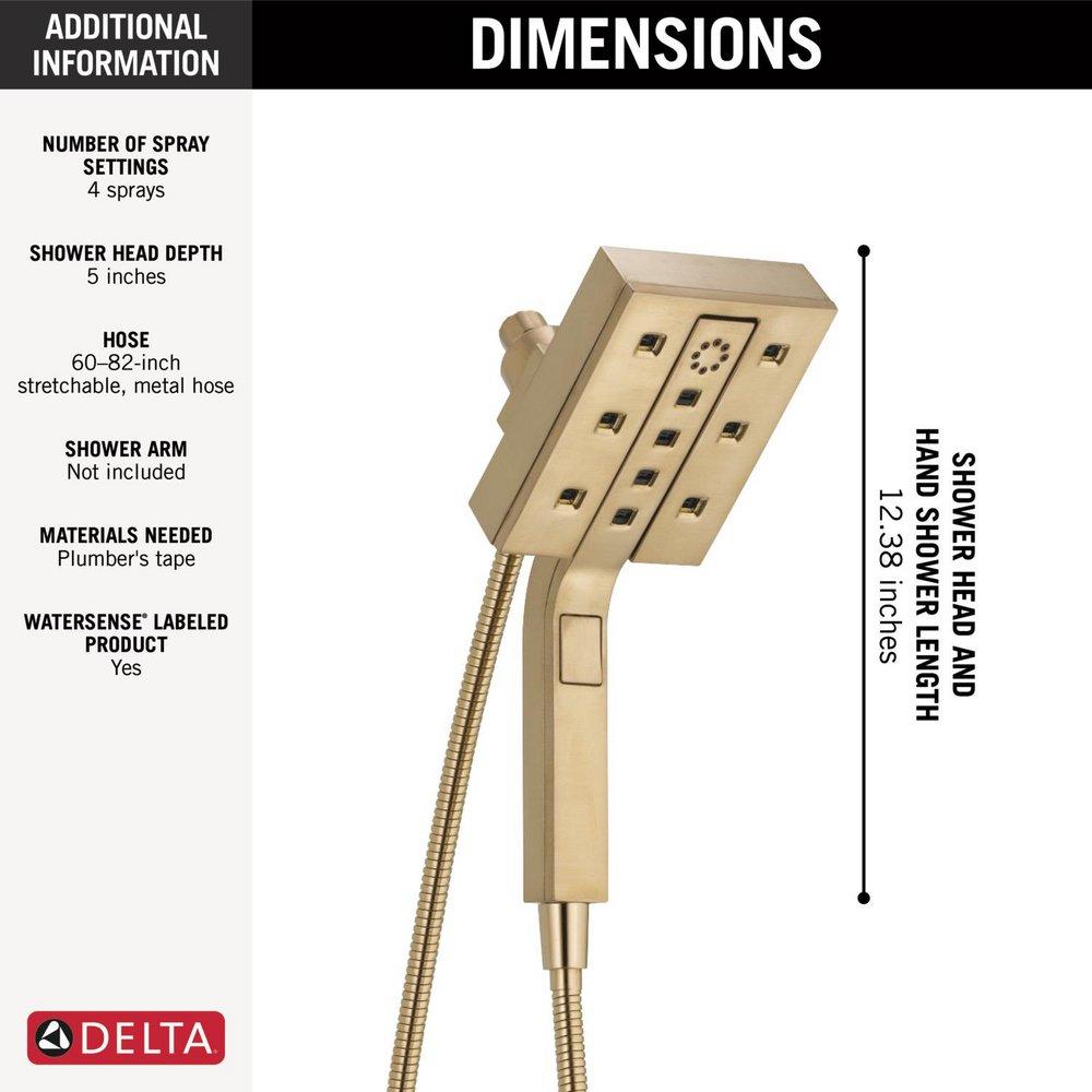 Delta Faucet Lumicoat&reg; Champagne Bronze Multi Function Hand Shower 