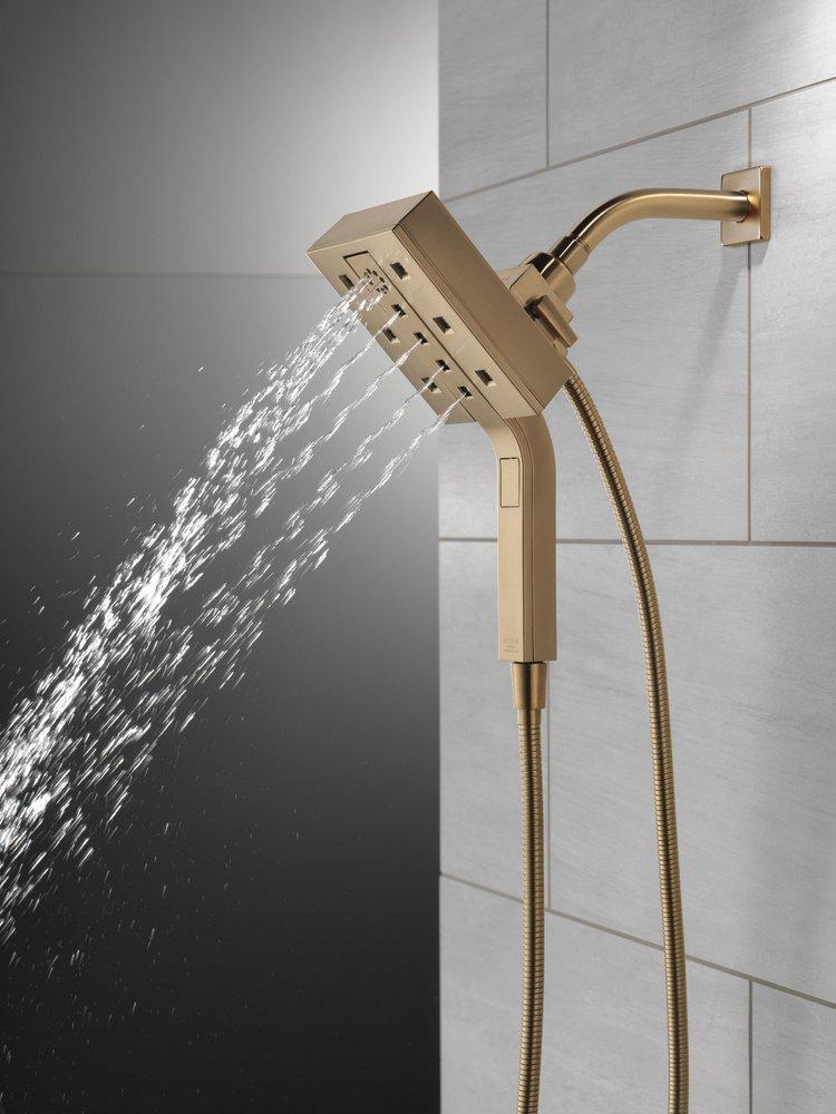 Delta Faucet Lumicoat Champagne Bronze Multi Function Hand Shower 