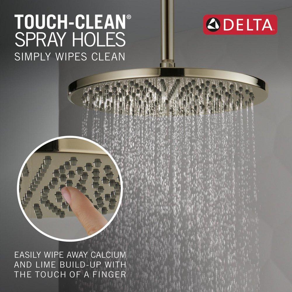 Delta Faucet Polished Nickel Single Function Showerhead 