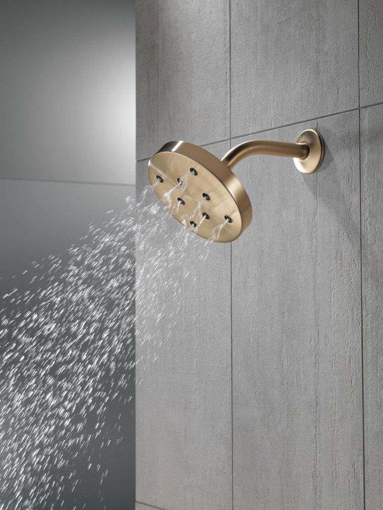 Delta Faucet Lumicoat Champagne Bronze Single Function Showerhead 