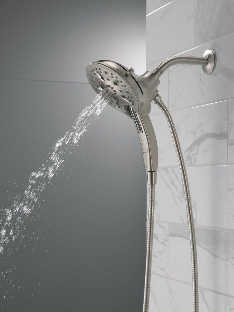 Delta Faucet Lumicoat Stainless Multi Function Hand Shower 