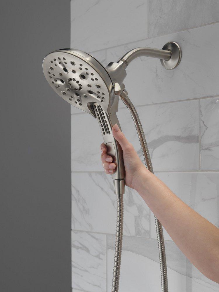 Delta Faucet Lumicoat Stainless Multi Function Hand Shower 