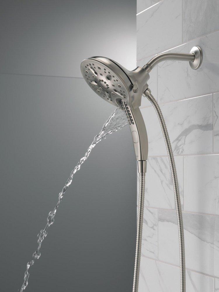 Delta Faucet Lumicoat Stainless Multi Function Hand Shower 