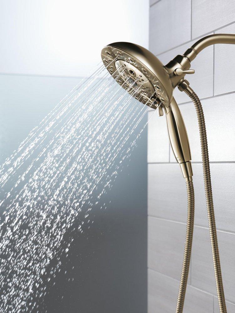 Delta Faucet Lumicoat Champagne Bronze Multi Function Hand Shower 