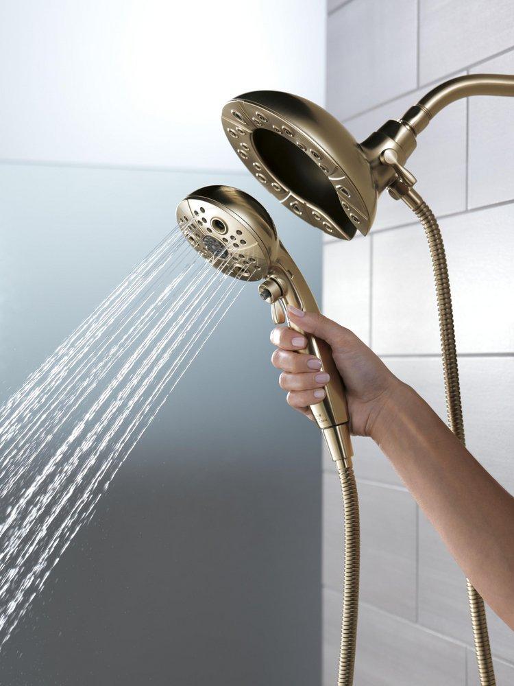Delta Faucet Lumicoat Champagne Bronze Multi Function Hand Shower 