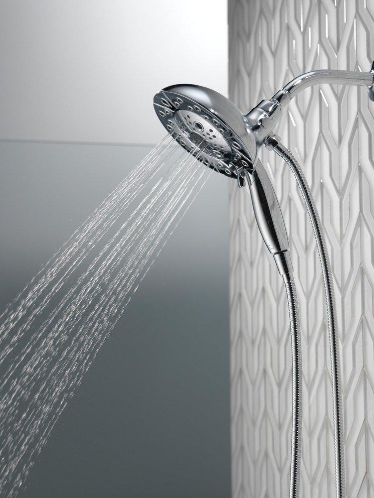 Delta Faucet Lumicoat Chrome Multi Function Showerhead 
