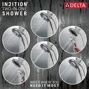 Delta Faucet Lumicoat Chrome Multi Function Showerhead 